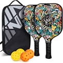 2 Vinsguir Pickleball Paddles Set w/4 Pickleball Balls & Bag @ $39.99