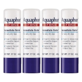 Aquaphor Lip Repair Stick with Jojoba Oil and Shea Butter, Moisturizing Lip Balms, Fragrance Free and Paraben Free, Immediately Relieves Dryness, 0.17 Oz Stick, Pack of 4 @ $7.17