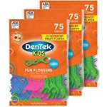 3-Pack DenTek Kids Fun Flossers 75 Count @ $5.61