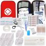 Car First Aid Kits 275Pcs Survival Gear Home Travel Size Small Emergency Kit Tactical Hiking EVA Camping Essentials Backpack Sports Office Boat Urgent Accident @ $9.99