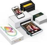 Liene 4×6” Photo Printer, Phone Printer 100 Sheets & 3 Cartridges, Full-Color Photo, Portable…