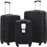 Wrangler Smart Luggage Set w/Cup Holder + USB Port 3 Piece Set @ $167.41