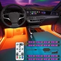 Govee Car Lights RGB Car LED Lights w/32 Colors @ $6.99