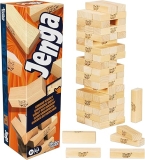 Official Hasbro Games Jenga Game | Digital Die for 6 More Ways to Play | Original Wood Block Game | Stacking Tower | Ages 6+ | 1+ Players | Party Games | Kids @ $4.5