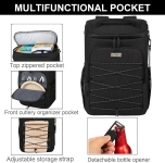 30 Cans Cooler Backpack Insulated Waterproof, Backpack with Cooler Compartment for Men and Women,…