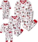 The Children’s Place Family Matching, Christmas and Holiday Pajama Sets, Cotton – (size: 0-3 Months) @ $4.1