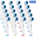 Genkent 20 Pcs Replacement Braun Oral B Professional Electric Toothbrush