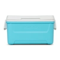 Igloo 48 Qt Hard Sided Ice Chest Cooler (Aqua Blue and White) @ $24.88