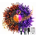 EEW Voice-Controlled Halloween LED String Lights w/Timer & Remote @ $27.49