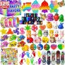 125 Pcs Party Favors Fidget Toys Pack, Randomly Selected Pop Sensory Set Gifts Stickers for Kids Adults Boy Girl Stocking Stuffers Autistic Bulk Goodie Bag Filler Treasure Box Classroom Prizes School @ $9.99