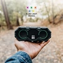 Altec Lansing Mini Portable Waterproof Bluetooth Speaker with Lights for Pool, Beach, Hiking, Sports, Camping, 16 Hour Playtime, Floats in Water @ $14.88