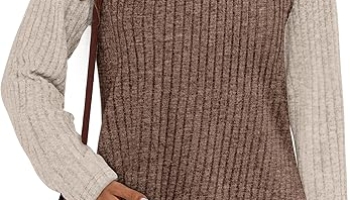 WIHOLL Long Sleeve Shirts for Women Fall Sweaters 2025 Lightweight Casual Tunic Tops Loose Fit Winter Clothing S-2XL @ $9.49