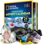 NATIONAL GEOGRAPHIC Gemstone Advent Calendar – 2024 Advent Calendar for Kids with 24 Gemstones to…