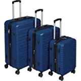 Amazon Basics 3-Piece Set Hardside Spinner Luggage