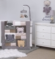 NoJo Play Day Pals Elephant/Bear/Lion/Zebra Animal 4 Piece Nursery Crib Bedding Set @ $31