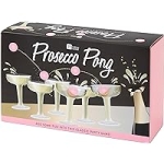 12-Glasses Talking Tables Prosecco Adult Drinking W/Ping Pong Balls @ $4.99