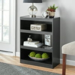 Mainstays Framed 3-Shelf Bookcase (True Black Oak) @ $19.98