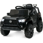 Funtok Toyota Tacoma 12V 7AH Kids Electric Ride on Car with Remote Control and Storage Trunk @ $199.99
