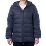 AlpineSwiss Womens Hooded Down Alternative Puffer Jacket Warm Light Bubble Coat @ $29.99