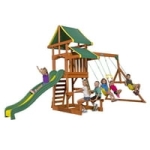 Backyard Discovery Tucson Cedar Wooden Swing Set»$448.00