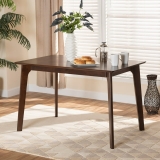 Baxton Studio Seneca Modern and Contemporary Dark Brown Finished Wood Dining Table @ $98.84