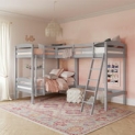 Better Homes & Gardens Leighton Kids’ Wood Triple Bunk Bed (Twin Size, Gray) @ $265.00