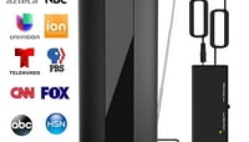 Camkey 150 Mile Long Range HDTV Antenna with Amplifier