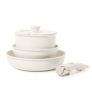 Carote 5-Piece Nonstick Cookware Sets with Detachable Handle @ $29.99