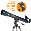 Celestron AstroMaster Refractor Telescope Kit $68 Shipped Free (Reg. $129.95) – with Smartphone Adapter and Bluetooth Remote! @ $68.00