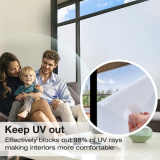 TWO Frosted 17.5 x 78.7 Inches Non-Adhesive Static Cling Privacy Glass Film $7.97 EACH After Coupon (Reg. $12.90) – 5K+  + Buy 2, Save 5% @ $7.97