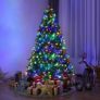Costway 6Ft Pre-Lit Artificial Christmas Tree Hinged 350 LED Lights @ $69.99