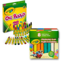 8 Count Crayola Modeling Clay in Bold Colors, 2lbs + 28 Assorted Colors Oil Pastels $15.58 (Reg. $18) – Safe and nontoxic, ideal for children! @ $15.58