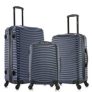 3-Piece Dukap Adly Hardside Lightweight Luggage Sets with Spinner Wheels, Handle, Trolley (Blue) @ $114.25