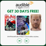 Enjoy Your Favorite Audiobooks, Music and Podcasts with Amazon Audible For 30 Days FREE! @