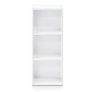 Furinno 11003WH 3 – Tier Open Shelf Bookcase, White Color – 12