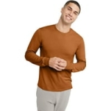 Hanes Originals Men’s Cotton Long Sleeve T-Shirt (select colors)+ $2.25 Walmart Cash»$6.63