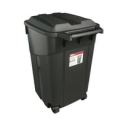 Hyper Tough 45 Gallon Wheeled Heavy Duty Plastic Garbage Can with Attached Lid (Black) @ $29.96