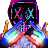 GLOW MASK AND GLOVES SET  @ $12.99