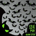 124 GLOW IN THE DARK EYES  @ $2.99