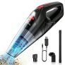 JoRocks Car Vacuum Cleaner Cordless with LED Lights for Home & Car (Black) @ $14.99