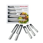 5-Piece KitchenAid Gourmet Forged Stainless Steel Knife Set»$24.97