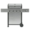 Kenmore 4-Burner Outdoor Propane Gas Grill with Side Burner, Open Cart (Silver) @ $279.00