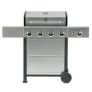 Kenmore 4-Burner Outdoor Propane Gas Grill with Side Burner, Open Cart (Silver) @ $279.00