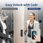 Enjoy the convenience of keyless entry anywhere, anytime with this Keyless Entry Door Lock with Remote Unlock for just $62.99 After Code + Coupon (Reg. $139.99) + Free Shipping @ $62.99