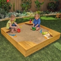KidKraft Wooden Backyard Sandbox $66 Shipped Free (Reg. $115.45) – FAB Ratings! with Built-in Corner Seating and Mesh Cover @ $66
