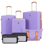 Landisun 6-Piece Hardshell ABS Suitcase Luggage Set