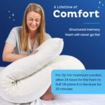 Today Only! Long Body Pillow for Adults $43.19 After Coupon (Reg. $59.99) + Free Shipping @ $43.19