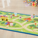 Melissa & Doug Blue’s Clues & You! Blue’s Neighborhood Activity Rug with Wooden Play Figures $7.44 (Reg. $38) @ $7.44