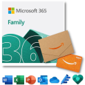 Today Only! Microsoft 365 Family,12-month Subscription with Auto-Renewal + $50 Amazon Gift Card $99.99 Shipped Free (Reg. $149.99) @ $99.99