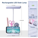 PULRELAS Rechargeable Desk Light @ $7.49